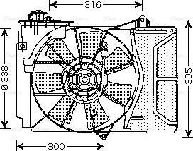 Ava Quality Cooling TO 7503 - Fen, radiator furqanavto.az