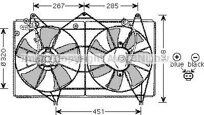 Ava Quality Cooling TO7527 - Fen, radiator furqanavto.az