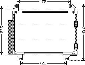 Ava Quality Cooling TOA5404D - Kondenser, kondisioner furqanavto.az