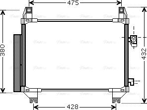 Ava Quality Cooling TOA5407D - Kondenser, kondisioner furqanavto.az