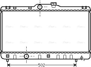 Ava Quality Cooling TOA2147 - Radiator, mühərrikin soyudulması furqanavto.az