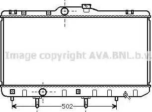 Ava Quality Cooling TOA2189 - Radiator, mühərrikin soyudulması furqanavto.az