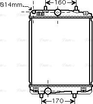 Ava Quality Cooling TOA2364 - Radiator, mühərrikin soyudulması furqanavto.az