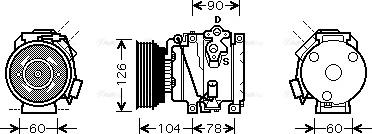 Ava Quality Cooling TO K449 - Kompressor, kondisioner furqanavto.az