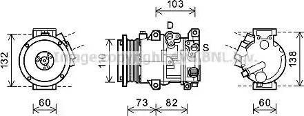 Ava Quality Cooling TOK599 - Kompressor, kondisioner furqanavto.az