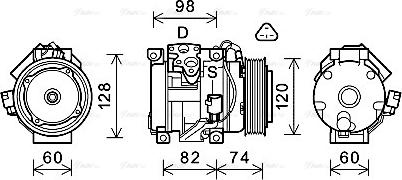 Ava Quality Cooling TOK724 - Kompressor, kondisioner furqanavto.az