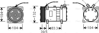 Ava Quality Cooling UVAK048 - Kompressor, kondisioner furqanavto.az