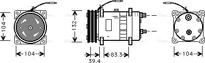 Ava Quality Cooling UV K047 - Kompressor, kondisioner furqanavto.az