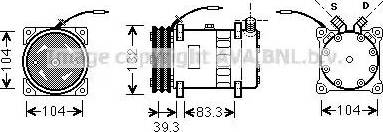 Ava Quality Cooling UVK056 - Kompressor, kondisioner furqanavto.az