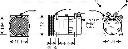 Ava Quality Cooling UVAK064 - Kompressor, kondisioner furqanavto.az