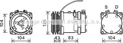 Ava Quality Cooling UVK085 - Kompressor, kondisioner furqanavto.az