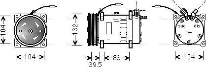 Ava Quality Cooling UVAK077 - Kompressor, kondisioner furqanavto.az