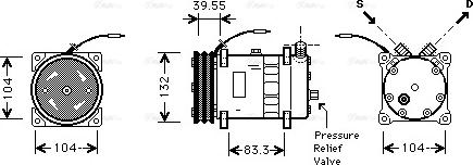 Ava Quality Cooling UVK057 - Kompressor, kondisioner furqanavto.az