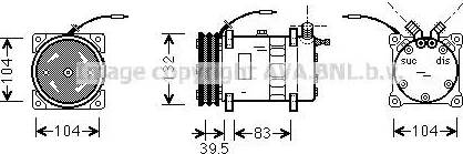 Ava Quality Cooling UVK077 - Kompressor, kondisioner furqanavto.az