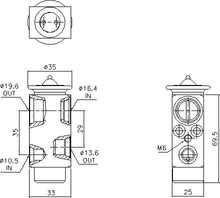 Ava Quality Cooling VL1178 - Genişləndirici klapan, kondisioner furqanavto.az