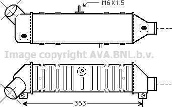 Ava Quality Cooling VN4136 - Intercooler, şarj cihazı furqanavto.az