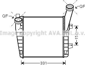 Ava Quality Cooling VN4263 - Intercooler, şarj cihazı furqanavto.az