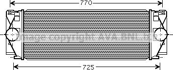 Ava Quality Cooling VN4267 - Intercooler, şarj cihazı furqanavto.az