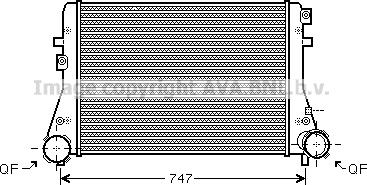 Ava Quality Cooling VN4227 - Intercooler, şarj cihazı furqanavto.az