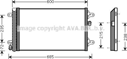 Ava Quality Cooling VN5183D - Kondenser, kondisioner furqanavto.az