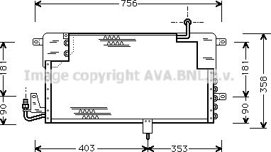 Ava Quality Cooling VN5125 - Kondenser, kondisioner furqanavto.az