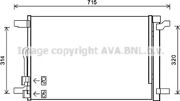 Ava Quality Cooling VN5335D - Kondenser, kondisioner furqanavto.az