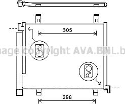 Ava Quality Cooling VN5327D - Kondenser, kondisioner furqanavto.az