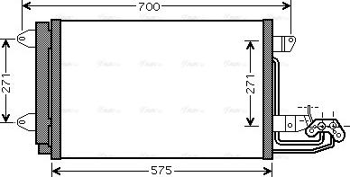 Ava Quality Cooling VN5269D - Kondenser, kondisioner furqanavto.az