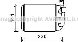 Ava Quality Cooling VN6381 - İstilik dəyişdiricisi, daxili isitmə furqanavto.az