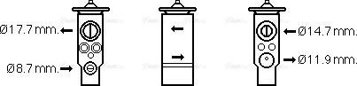 Ava Quality Cooling VN1366 - Genişləndirici klapan, kondisioner furqanavto.az