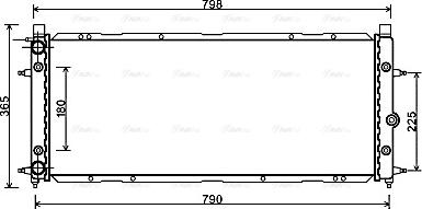 Ava Quality Cooling VN2094 - Radiator, mühərrikin soyudulması furqanavto.az