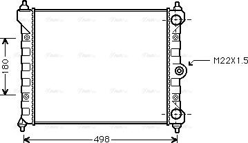 Ava Quality Cooling VN2092 - Radiator, mühərrikin soyudulması furqanavto.az