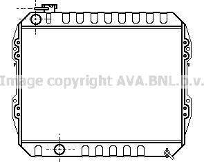 Ava Quality Cooling VN2088 - Radiator, mühərrikin soyudulması furqanavto.az