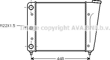 Ava Quality Cooling VN2022 - Radiator, mühərrikin soyudulması furqanavto.az