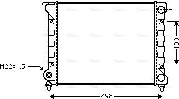 Ava Quality Cooling VN2070 - Radiator, mühərrikin soyudulması furqanavto.az