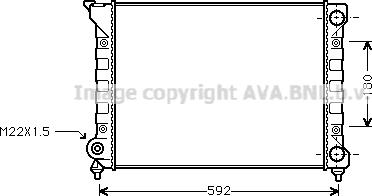 Ava Quality Cooling VNA2071 - Radiator, mühərrikin soyudulması furqanavto.az