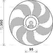 Ava Quality Cooling VN7511 - Fen, radiator www.furqanavto.az