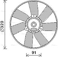 Ava Quality Cooling VN7538 - Fen, radiator www.furqanavto.az