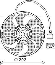 Ava Quality Cooling VN7533 - Fen, radiator furqanavto.az