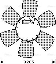 Ava Quality Cooling VN7523 - Fen, radiator furqanavto.az