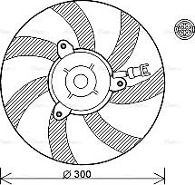 Ava Quality Cooling VN7527 - Fen, radiator furqanavto.az