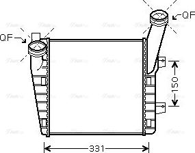 Ava Quality Cooling VNA4263 - Intercooler, şarj cihazı furqanavto.az