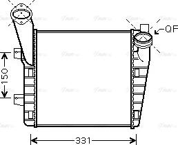 Ava Quality Cooling VNA4234 - Intercooler, şarj cihazı furqanavto.az