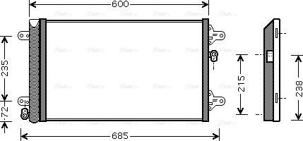 Ava Quality Cooling VNA5183D - Kondenser, kondisioner furqanavto.az