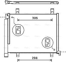 Ava Quality Cooling VNA5327D - Kondenser, kondisioner furqanavto.az