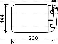 Ava Quality Cooling VNA6381 - İstilik dəyişdiricisi, daxili isitmə www.furqanavto.az