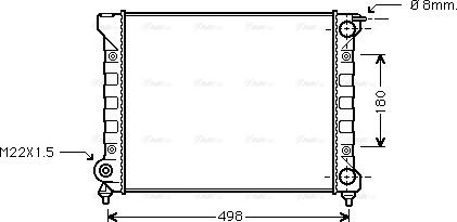 Ava Quality Cooling VNA2040 - Radiator, mühərrikin soyudulması furqanavto.az