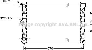 Ava Quality Cooling VNA2018 - Radiator, mühərrikin soyudulması furqanavto.az