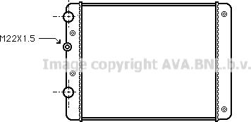 Ava Quality Cooling VNA2129 - Radiator, mühərrikin soyudulması furqanavto.az