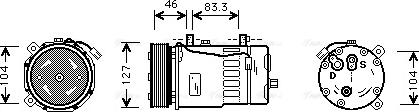 Ava Quality Cooling VNAK050 - Kompressor, kondisioner furqanavto.az